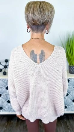 The ZigZag Stripe TOPS & TUNICS Cream Weekly Flavor Sweater