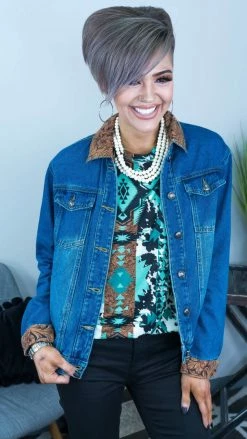 Crazy Train OUTERWEAR Cripple Creek Denim Jacket