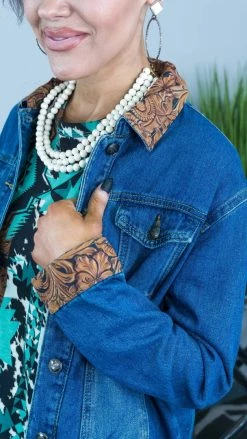 Crazy Train OUTERWEAR Cripple Creek Denim Jacket