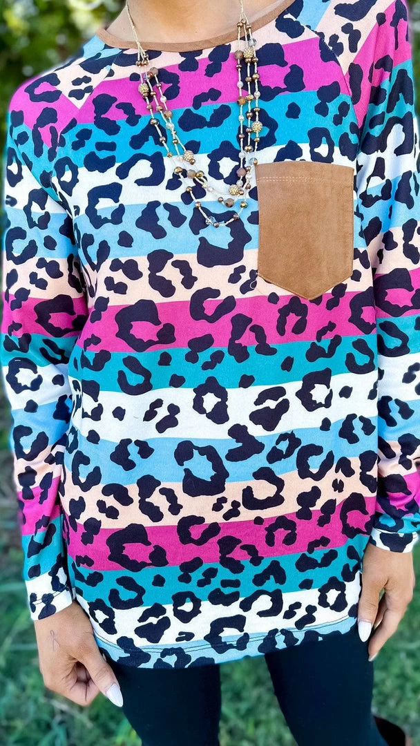 The ZigZag Stripe Cue The Cozy Top TOPS & TUNICS