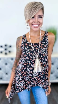 The ZigZag Stripe Daily Thoughts Tank