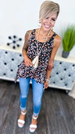 The ZigZag Stripe Daily Thoughts Tank