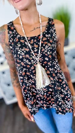 The ZigZag Stripe Daily Thoughts Tank