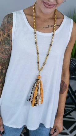 Your Fashion Wholesale Necklaces Deborah Tassel Necklace