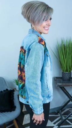 Crazy Train Denver Days Denim Jacket OUTERWEAR