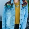Crazy Train Denver Days Denim Jacket OUTERWEAR