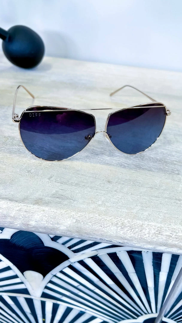 DIFF Eyewear ACCESSORIES DIFF Maeve DE010193GDBL