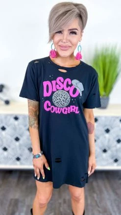 Vintage Soul GRAPHIC TEES Disco Cowgirl Tee