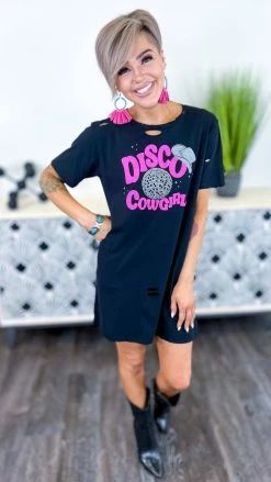 Vintage Soul GRAPHIC TEES Disco Cowgirl Tee
