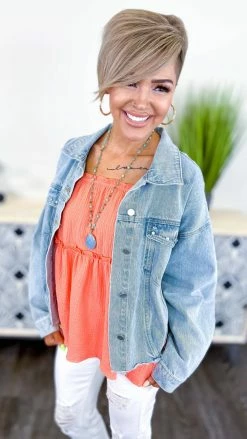 BiBi Distressed Beaded Jacket