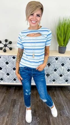 The ZigZag Stripe Everyday Possibility Top [NO RETURNS]