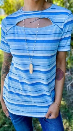 The ZigZag Stripe Everyday Possibility Top [NO RETURNS]