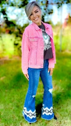 Crazy Train Fancy Flare Jeans BOTTOMS