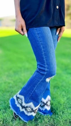 Crazy Train Fancy Flare Jeans BOTTOMS