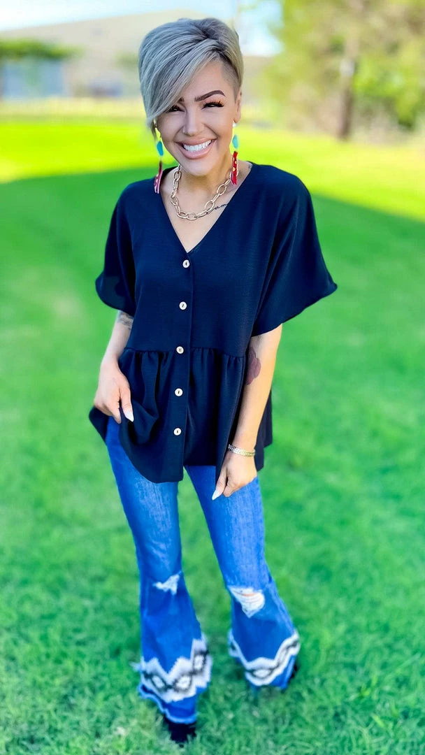 Crazy Train Fancy Flare Jeans BOTTOMS