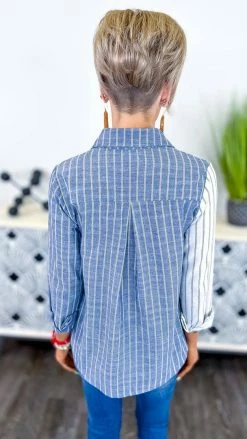 The ZigZag Stripe TOPS & TUNICS Fashion Society Top