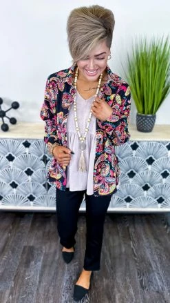 Savanna Jane Fashionable Blessing Shacket Shackets