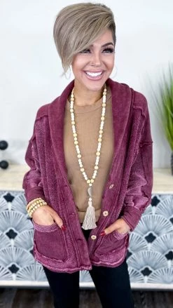 Zenana OUTERWEAR Find Balance Jacket