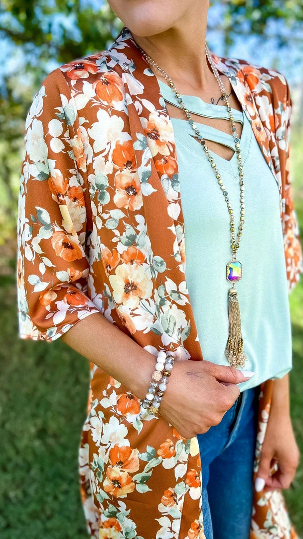 The ZigZag Stripe Frilled For Fall Cardigan