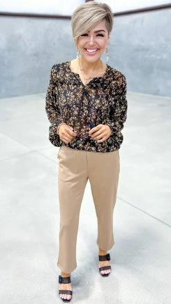 Southern Grace Garden Party Sheer Top TOPS & TUNICS