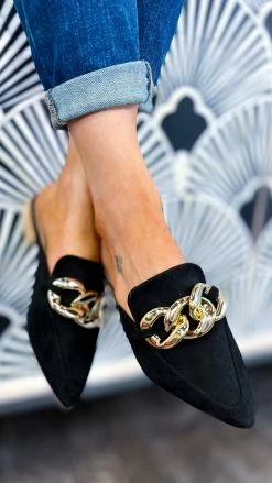 Let's See Style SHOES Gem Mules