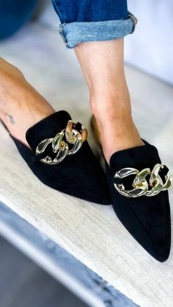 Let's See Style SHOES Gem Mules