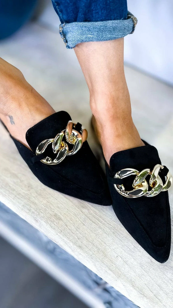 Let's See Style SHOES Gem Mules