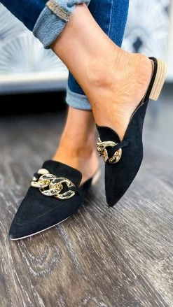 Let's See Style SHOES Gem Mules