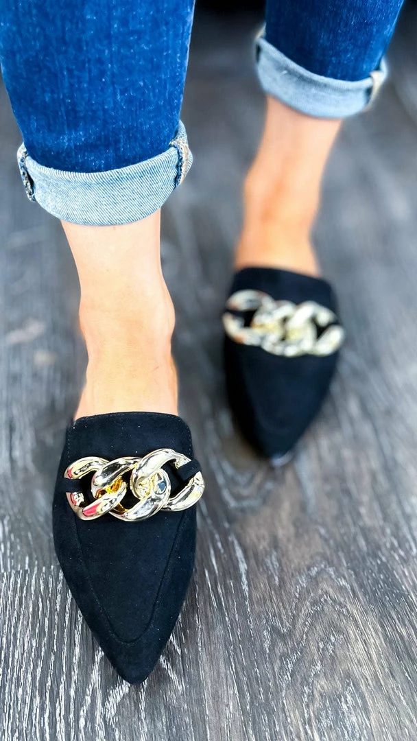 Let's See Style SHOES Gem Mules