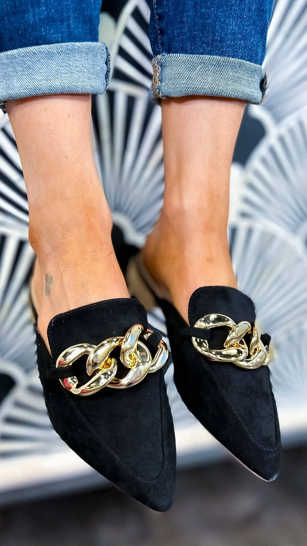Let's See Style SHOES Gem Mules