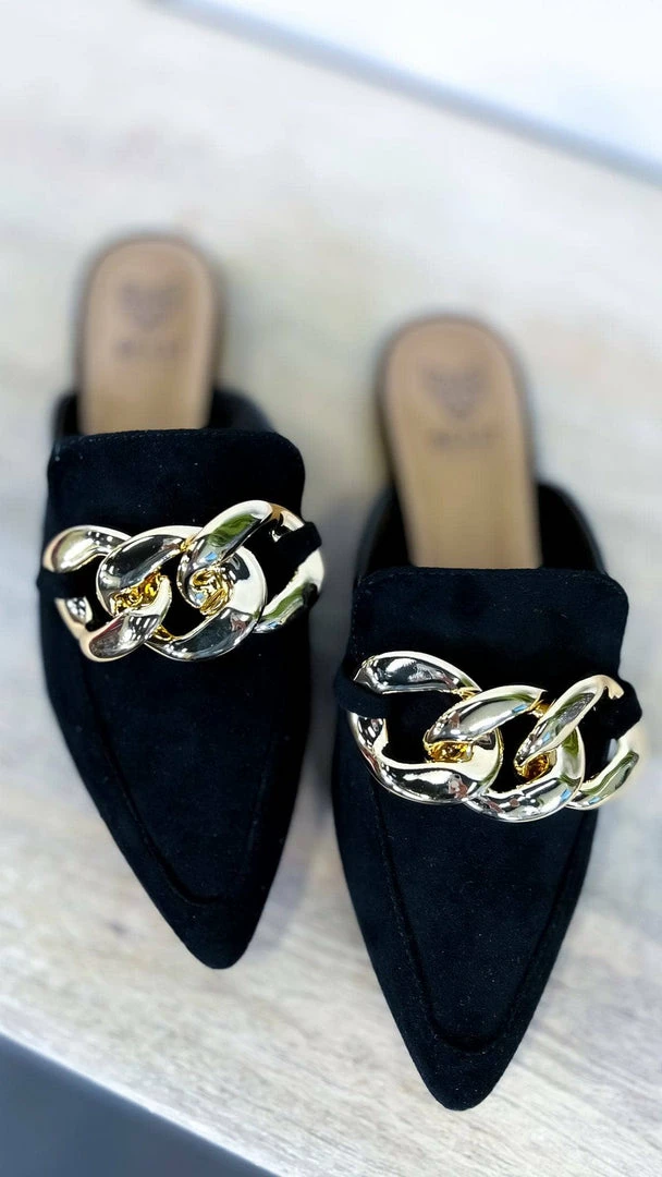 Let's See Style SHOES Gem Mules