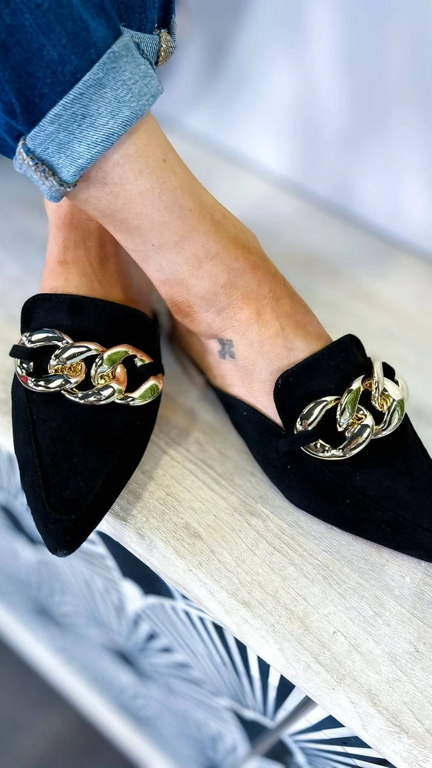 Let's See Style SHOES Gem Mules