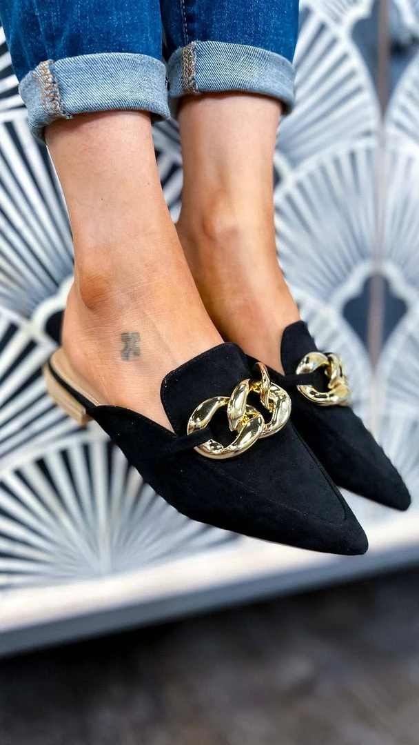 Let's See Style SHOES Gem Mules