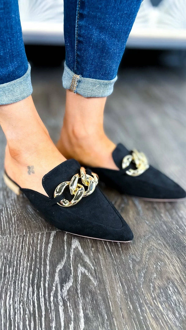Let's See Style SHOES Gem Mules