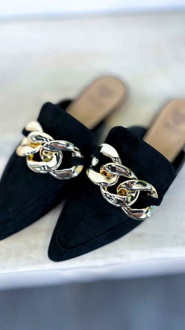 Let's See Style SHOES Gem Mules