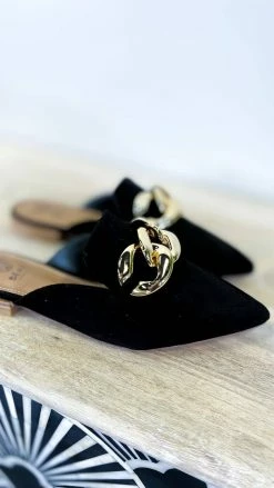 Let's See Style SHOES Gem Mules