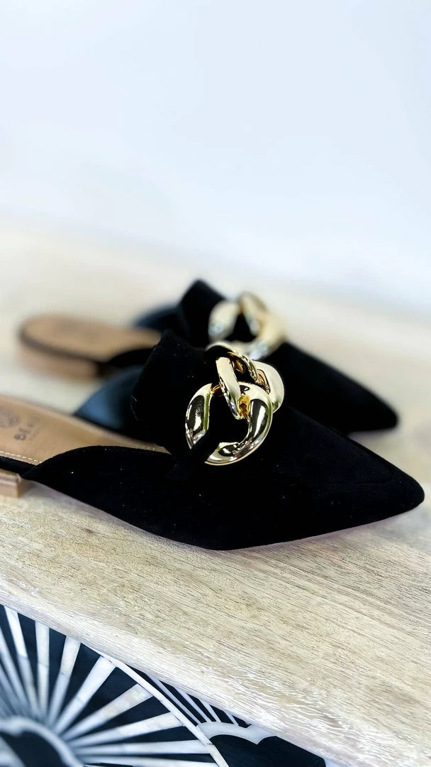 Let's See Style SHOES Gem Mules