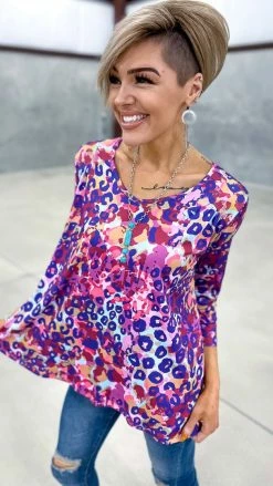 The ZigZag Stripe TOPS & TUNICS Going Your Own Way Top