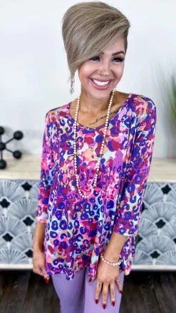 The ZigZag Stripe TOPS & TUNICS Going Your Own Way Top