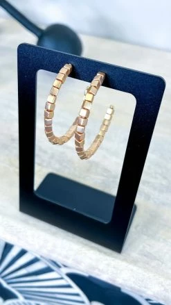 Southern Grace ACCESSORIES Gold Blame Me Earrings