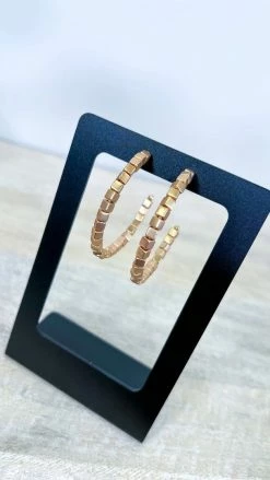 Southern Grace ACCESSORIES Gold Blame Me Earrings