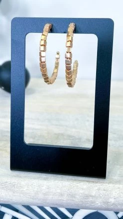 Southern Grace ACCESSORIES Gold Blame Me Earrings