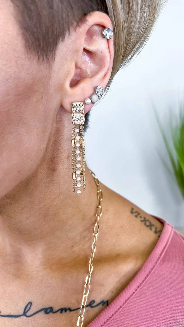 Southern Grace Gold Dance With Me Earrings