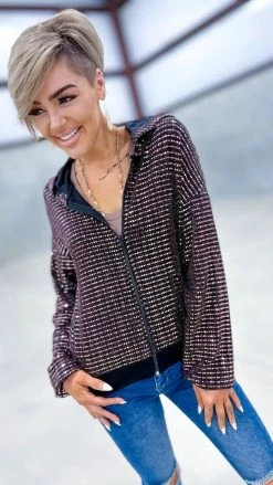 Blumin OUTERWEAR Gold Magic Of Midnight Jacket