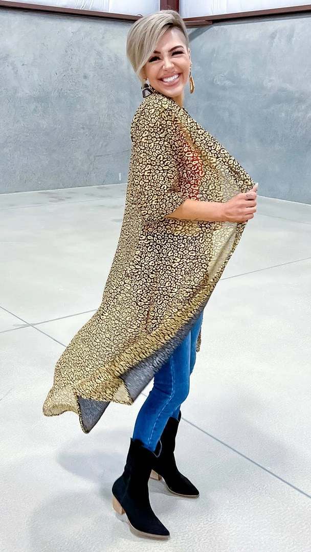 The ZigZag Stripe Gold Positively Perfect Cardigan OUTERWEAR