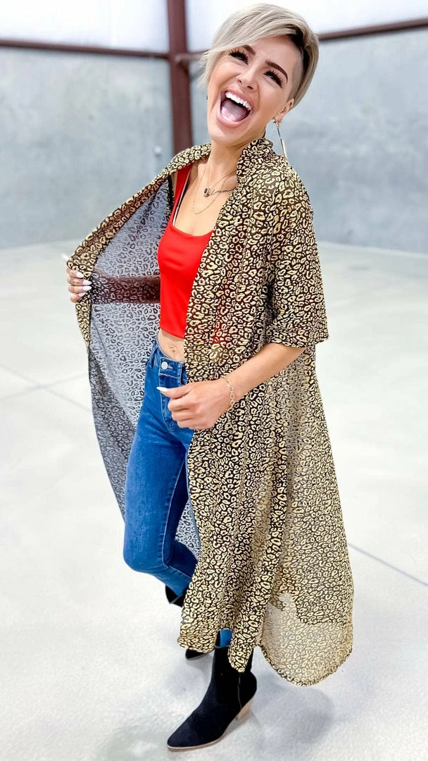 The ZigZag Stripe Gold Positively Perfect Cardigan OUTERWEAR