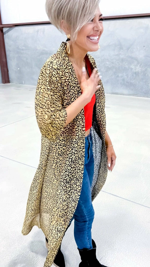 The ZigZag Stripe Gold Positively Perfect Cardigan OUTERWEAR