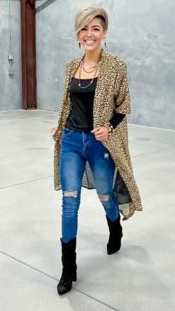 The ZigZag Stripe Gold Positively Perfect Cardigan OUTERWEAR