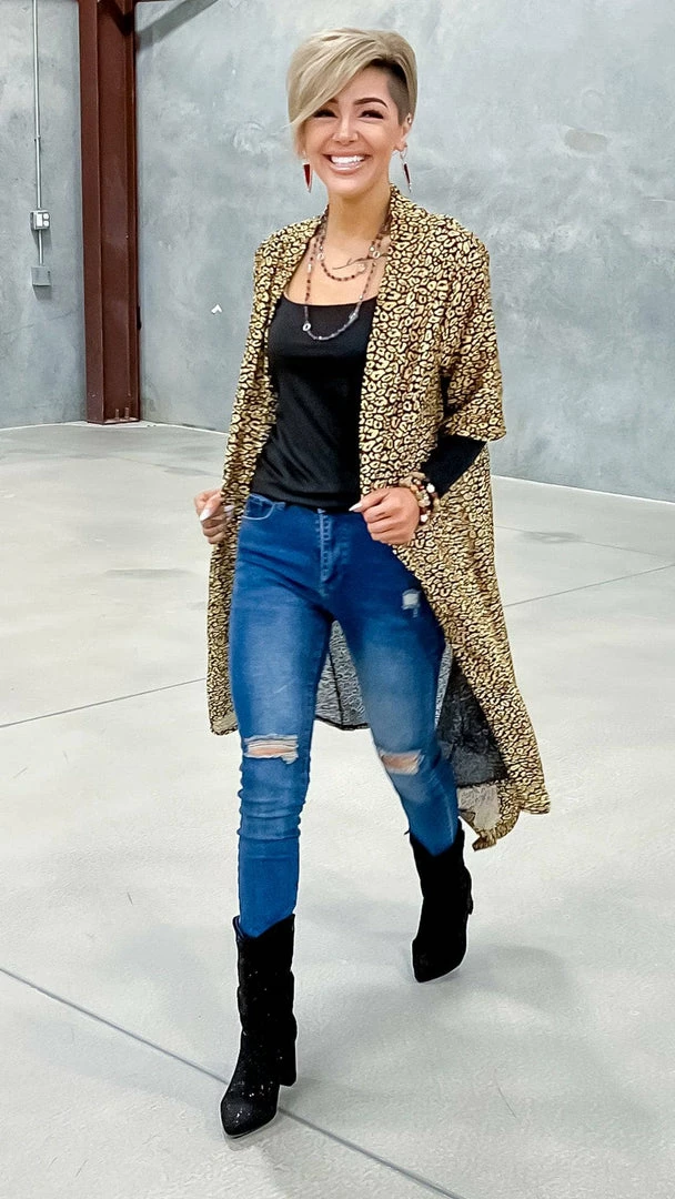 The ZigZag Stripe Gold Positively Perfect Cardigan OUTERWEAR