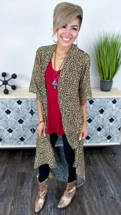 The ZigZag Stripe Gold Positively Perfect Cardigan OUTERWEAR